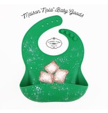 Maison Nola Baby's First Beignet Gift Bundle | Silicone Bucket Bib and Teether