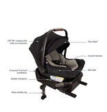 Nuna Nuna Pipa Aire Infant Car Seat + Pipa Series Base | Caviar (In Stock)