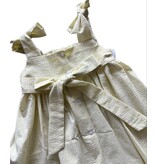 Lulu Bebe Sunshine Snoball Ruffle Smock Shirt and Short Set