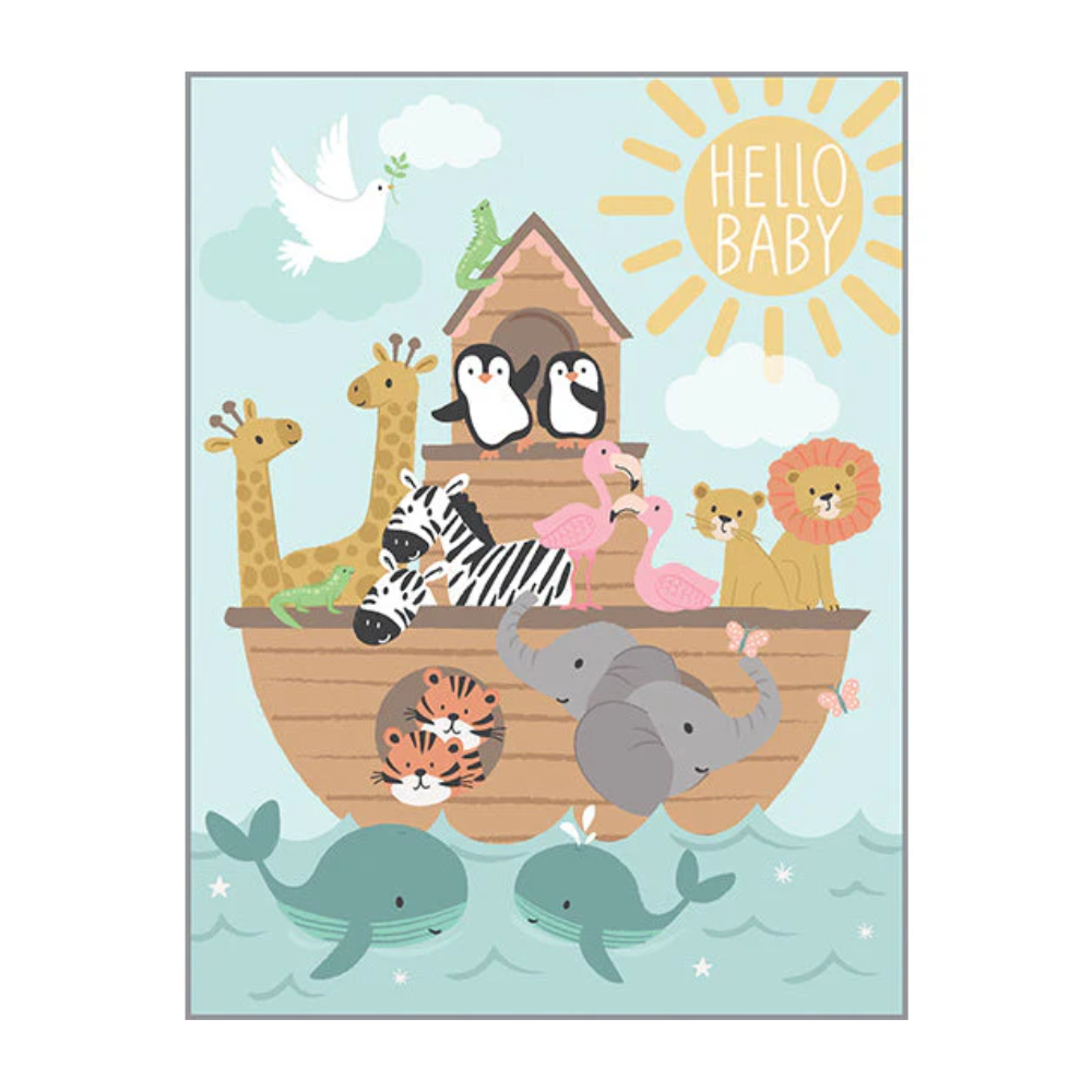 Gina B Designs Baby Gift Enclosure Card | Ark and Animals