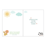 Gina B Designs Baby Gift Enclosure Card | Ark and Animals