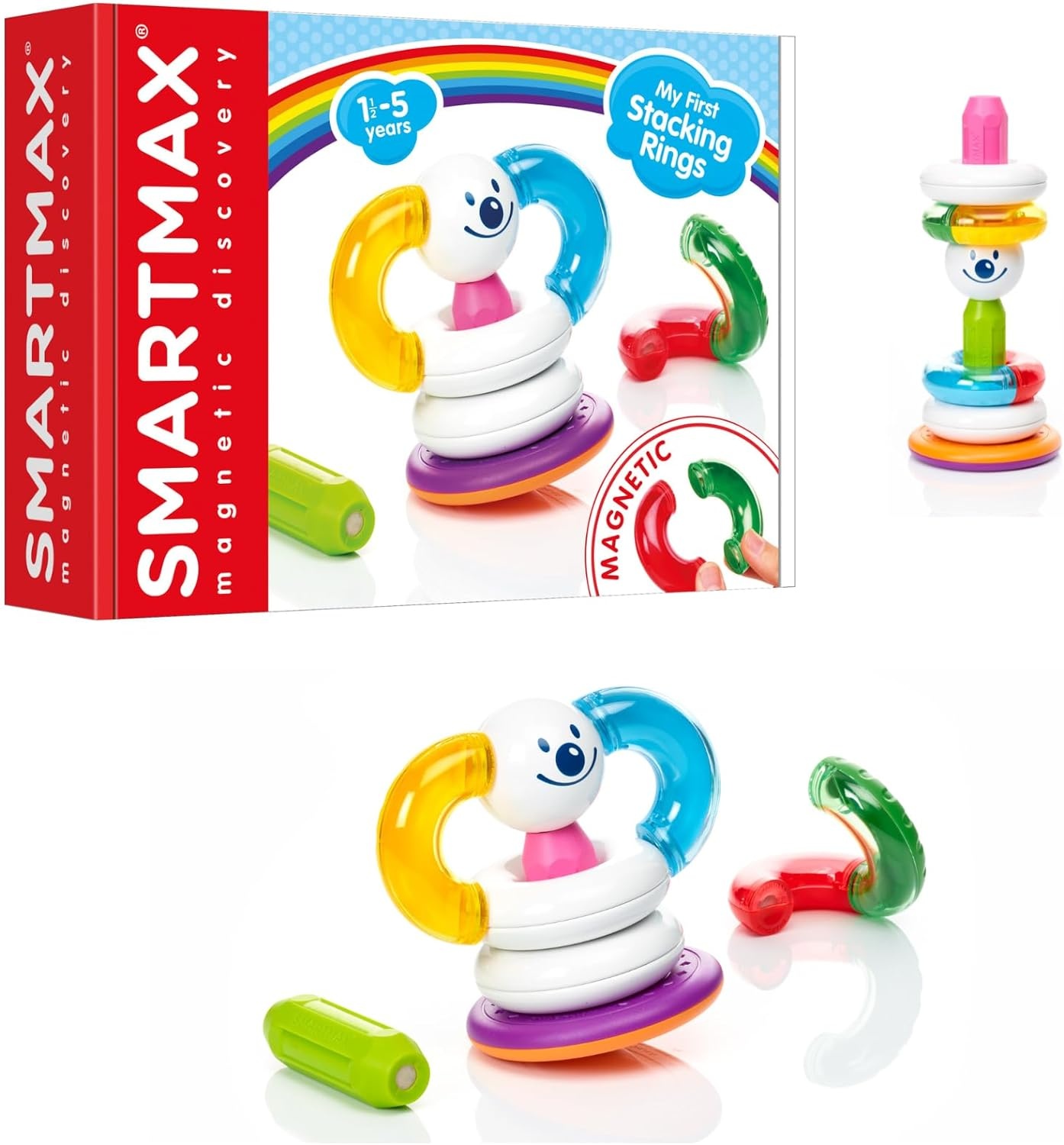 SmartMax SmartMax My First Stacking Rings Magnetic  Set