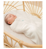 ergoPouch Cocoon Organic Zip Up Swaddle Bag | Oatmeal Marle 1.0 TOG
