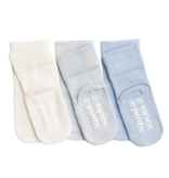 Squid Socks Bamboo Squid Socks - Casen Collection | Ivory Powder Baby Blue
