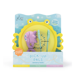 Glo Pals Glo Pals Pick Up Pals | Sensory Tool 3 Piece Set | Beach Bath Home