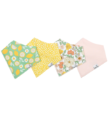 Copper Pearl Baby Bandana Bib 4-Pack Set | Lemon