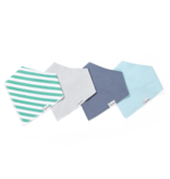 Copper Pearl Baby Bandana Bib 4-pack Set | Oxford