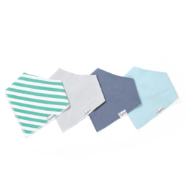 Copper Pearl Baby Bandana Bib 4-pack Set | Oxford