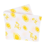 Little Hometown Hey Y'all Gift Bundle: Bamboo Muslin Swaddle Blanket and Bib