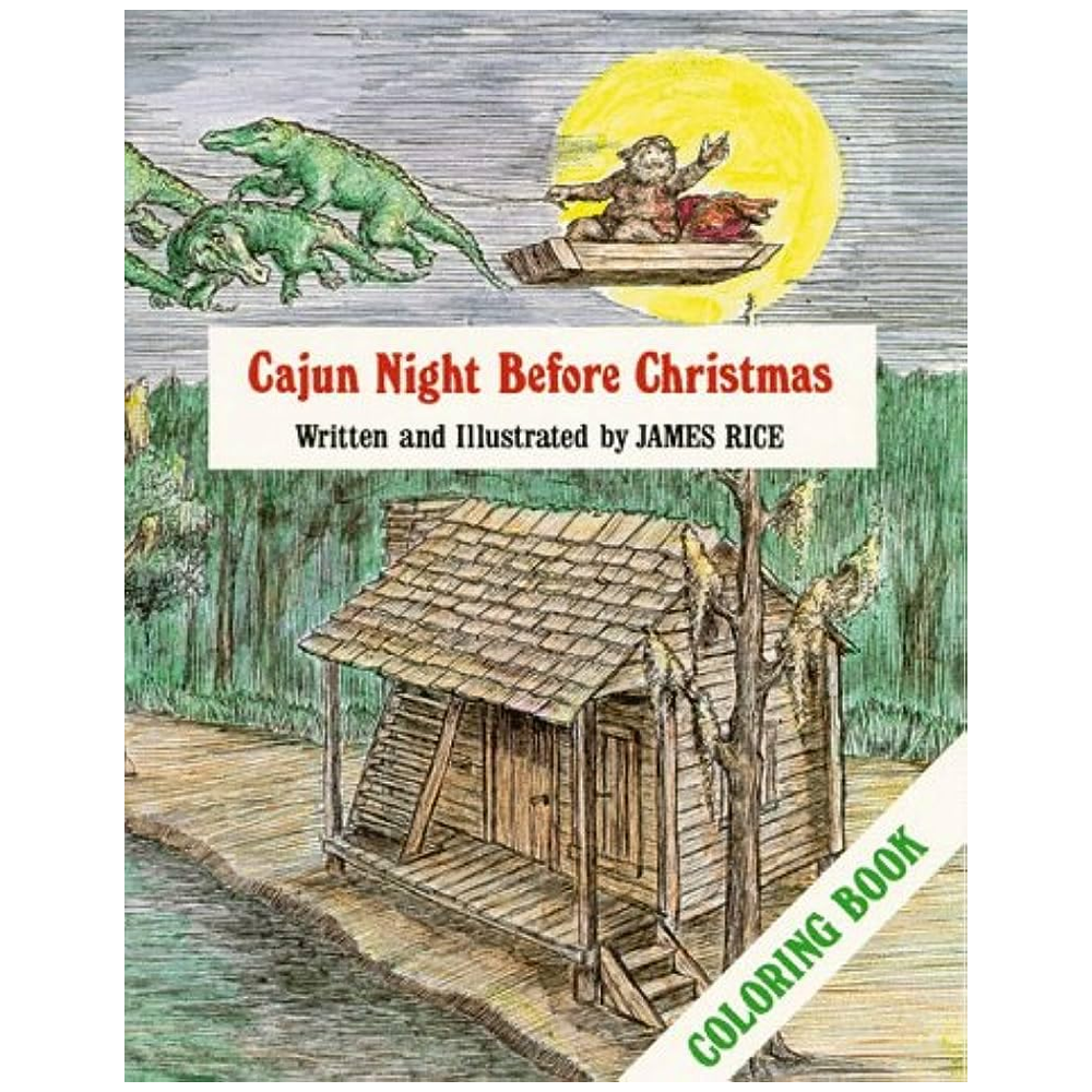 Books Cajun Night Before Christmas | Coloring Book