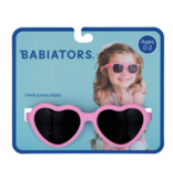 Babiators Babiators Light Pink Heart Kids UV Sunglasses | Hangtag