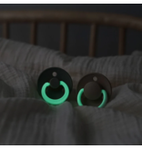BIBS BIBS Natural Rubber Round Pacifier 2-pack | Vanilla GLOW | Vanilla GLOW