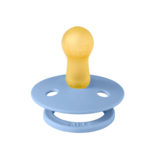 BIBS BIBS Studio Color Round Natural Rubber Pacifier (2 Pack) | Pinstripe | Sky Blue Mix