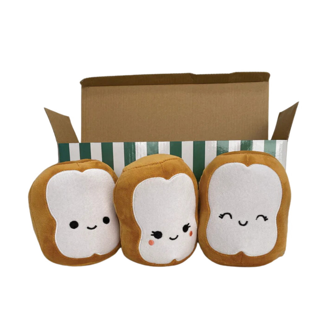 Nola Tawk Beignets SquishySnuggles Plush Gift Set