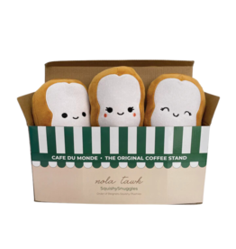 Nola Tawk Beignets SquishySnuggles Plush Gift Set