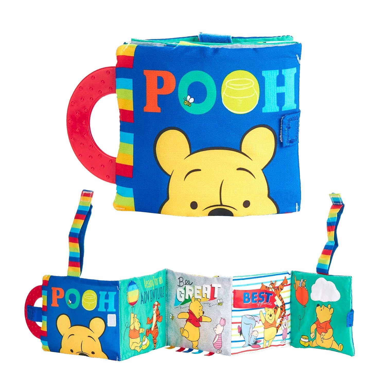 Kids Preferred Winnie the Pooh Accordion Soft Sensory Book