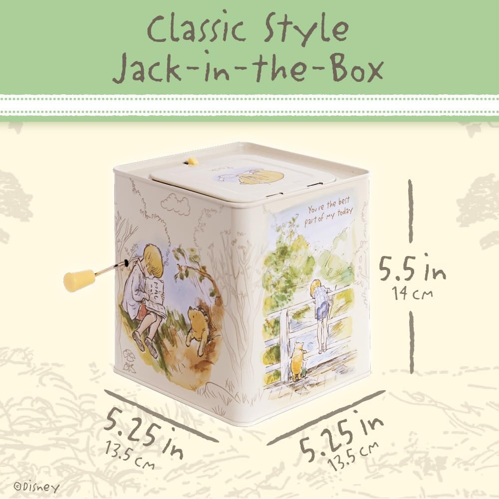 Kids Preferred Classic Pooh Bear Jack-in-The-Box
