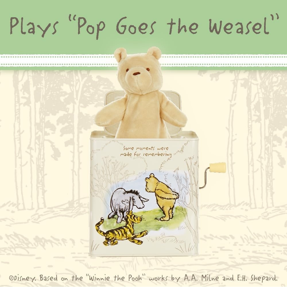 Kids Preferred Classic Pooh Bear Jack-in-The-Box