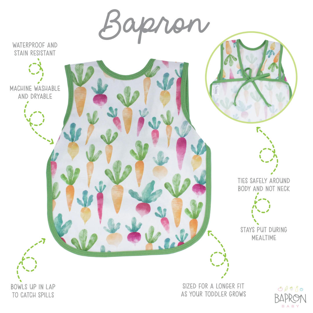 BapronBaby Bapron Bib Apron | Toddler (6m-3T) farm produce