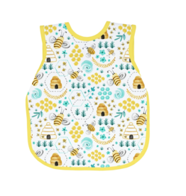 BapronBaby Bapron Bib Apron | Toddler (6m-3T) Busy Bees