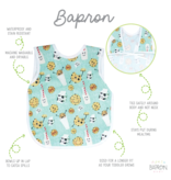 BapronBaby Bapron Bib Apron | Toddler (6m-3T) cookies and milk