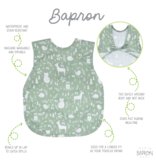 BapronBaby Bapron Bib Apron | Toddler (6m-3T) forest friends