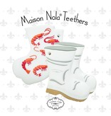 Maison Nola Shrimp Boot Silicone Teether
