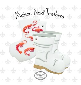 Maison Nola Shrimp Boot Silicone Teether