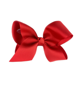 Baby Wisp Americana Grosgrain Ribbon Bow Alligator Clip | Red