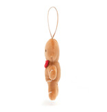 Jellycat Jellycat Festive Folly Gingerbread Fred Plush Ornament