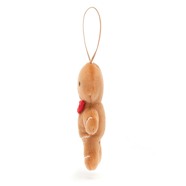 Jellycat Jellycat Festive Folly Gingerbread Fred Plush Ornament