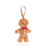 Jellycat Jellycat Festive Folly Gingerbread Fred Plush Ornament