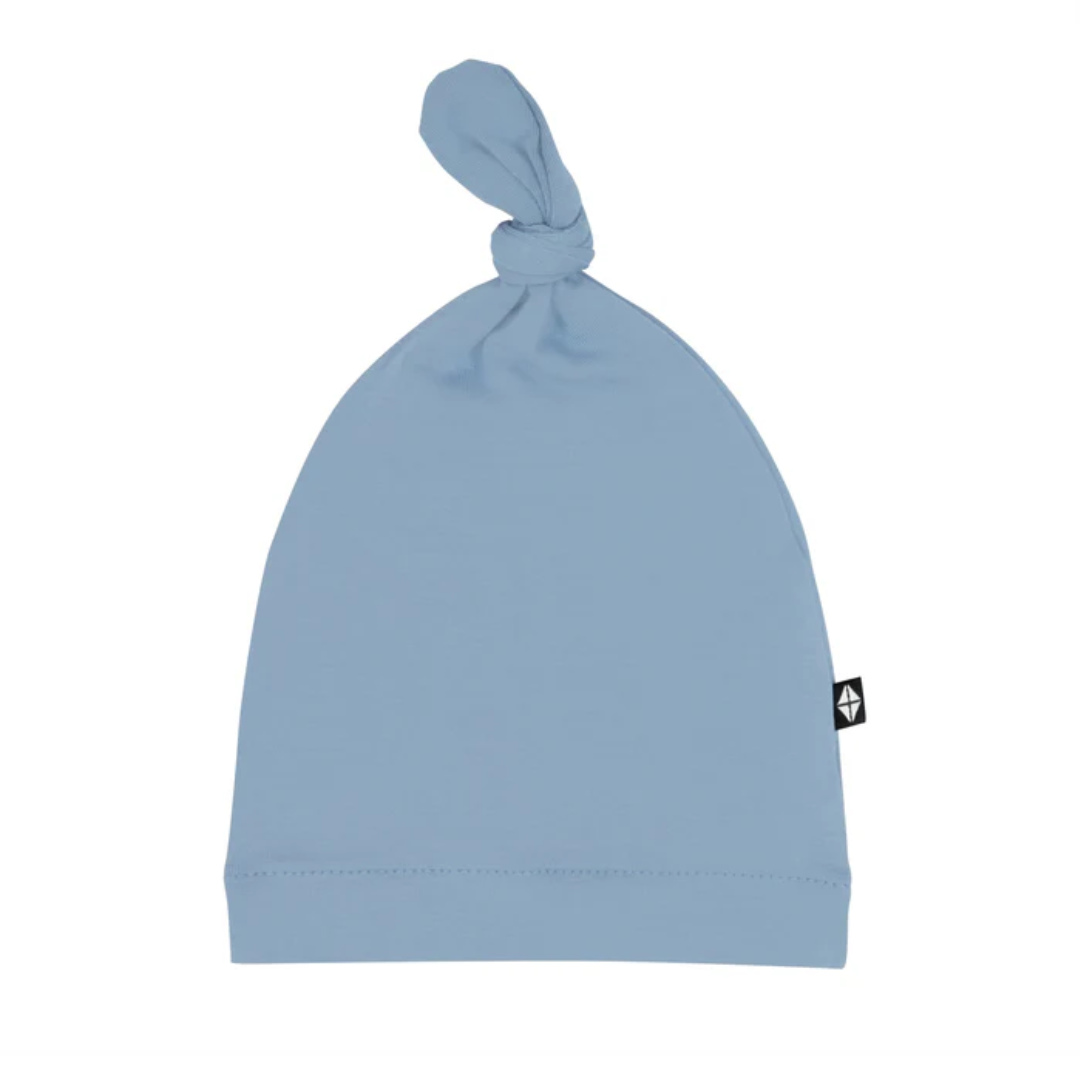 Kyte Baby Bamboo Knotted Baby Cap | Slate