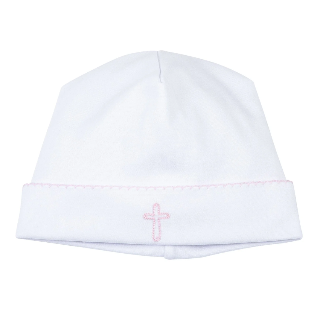 Magnolia Baby Blessed Pima Embroidered Hat | Pink