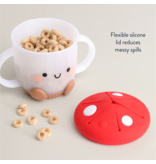 Itzy Ritzy Itzy Mushroom Snack Cup with Silicone Lid