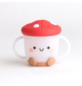 Itzy Ritzy Itzy Mushroom Snack Cup with Silicone Lid