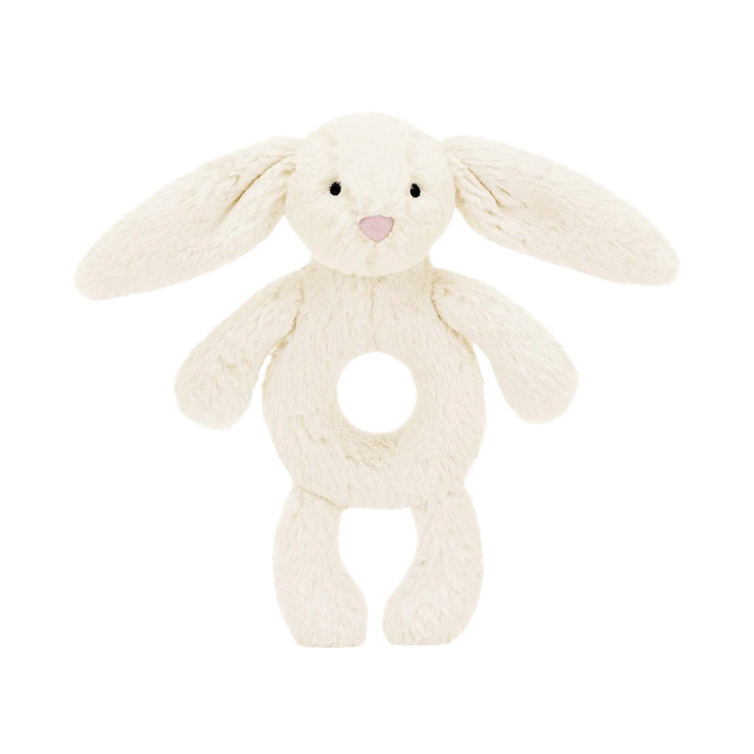 Jellycat Jellycat Bashful Cream Bunny Ring Rattle