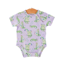 Nola Tawk Gator Gras Organic Cotton Onesie