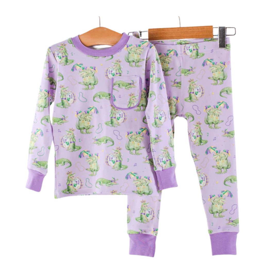 Nola Tawk Gator Gras Organic Cotton Pajamas