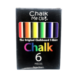 Chalk Me Up Toddler T- Rex Royal Blue Color Your Own Chalkboard T Shirt | with 6 Pack Chalk