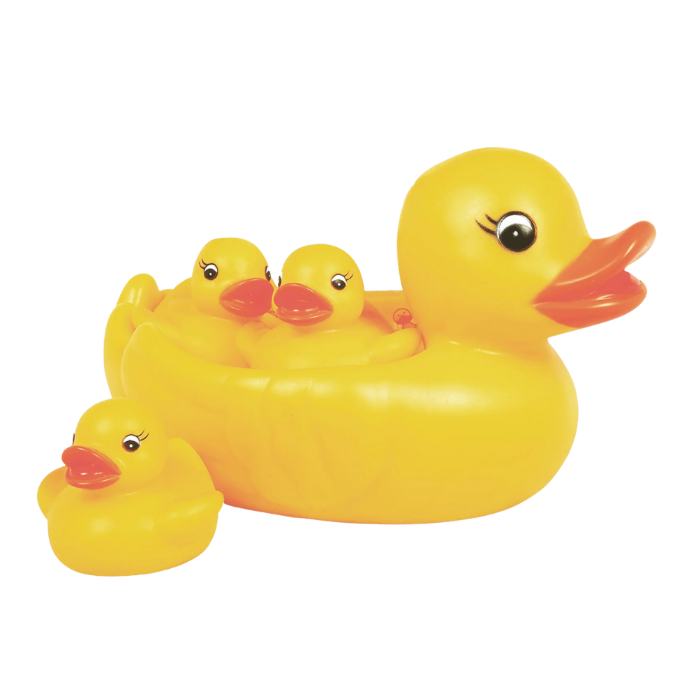 Elegant Baby Duck Family Bath Toy Set