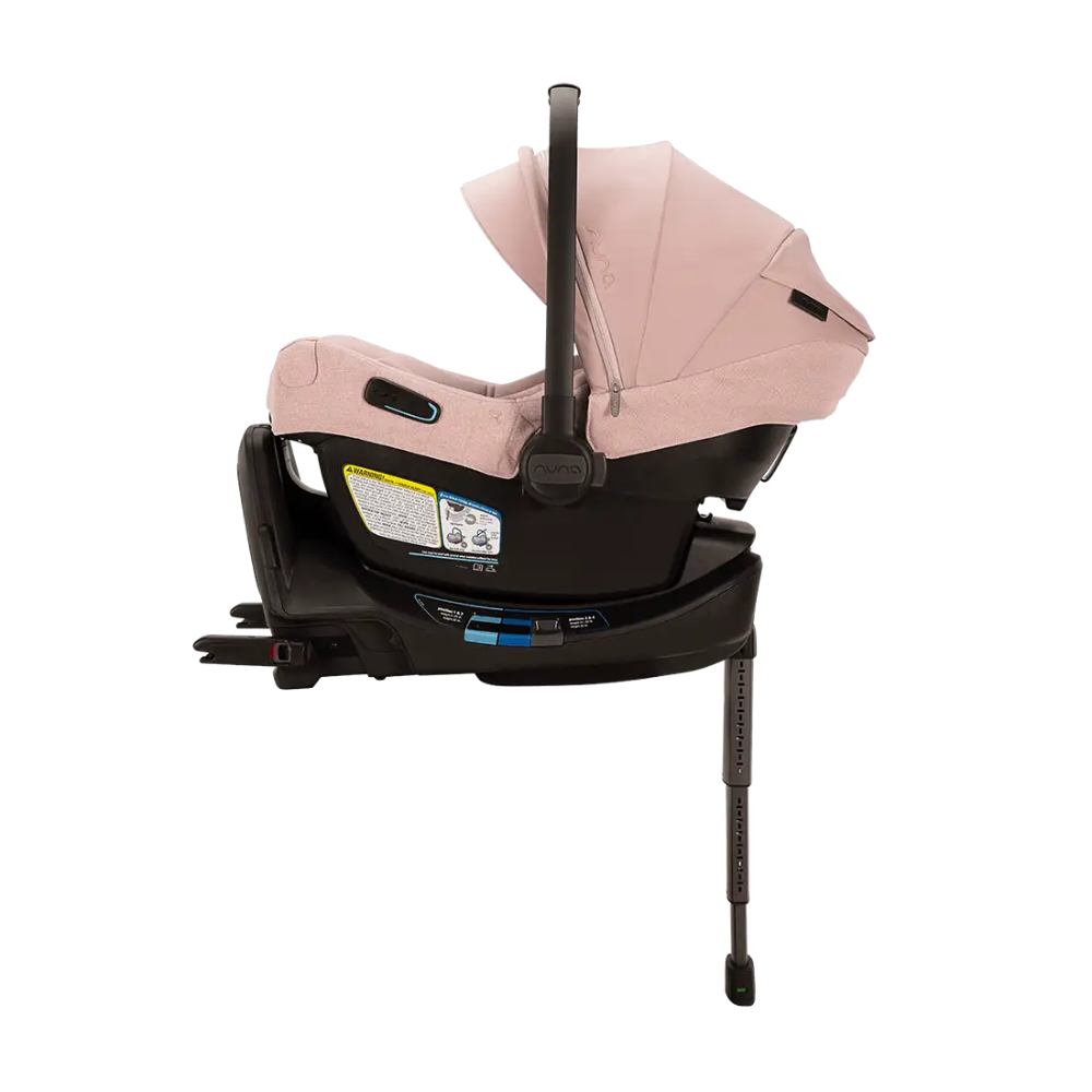 Nuna NUNA Triv Next Stroller + Pipa Aire RX Car Seat + RELX Base + Lytl Bassinet Travel System Bundle | Thistle