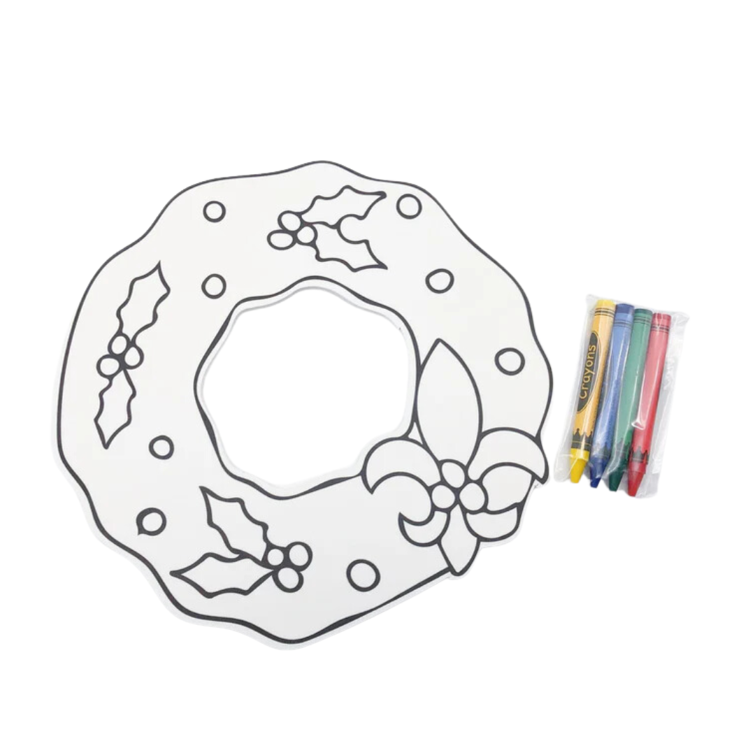 Home Malone Christmas Wreath Coloring Kit