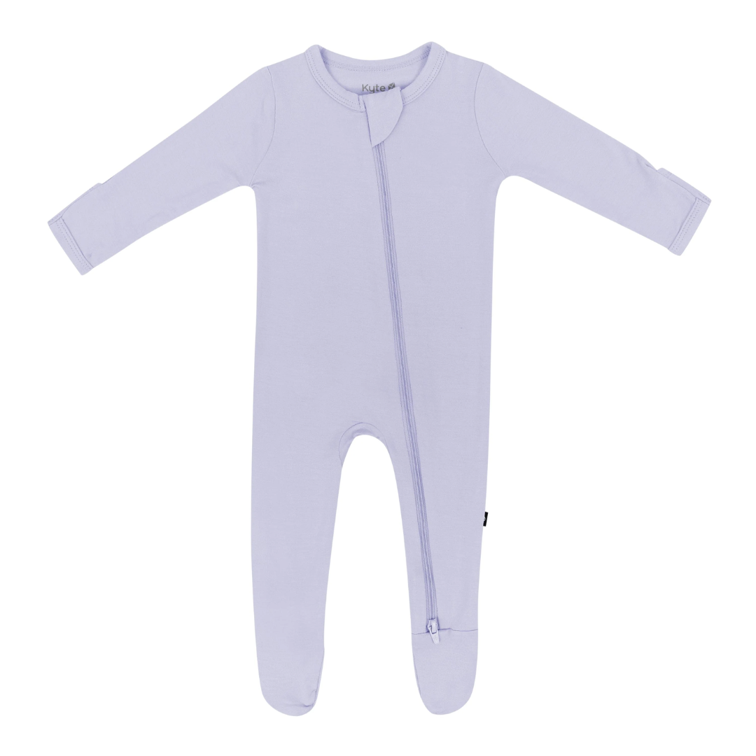 Kyte Baby Zippered Footie - Lilac Kyte Baby Zippered Footie - Lilac
