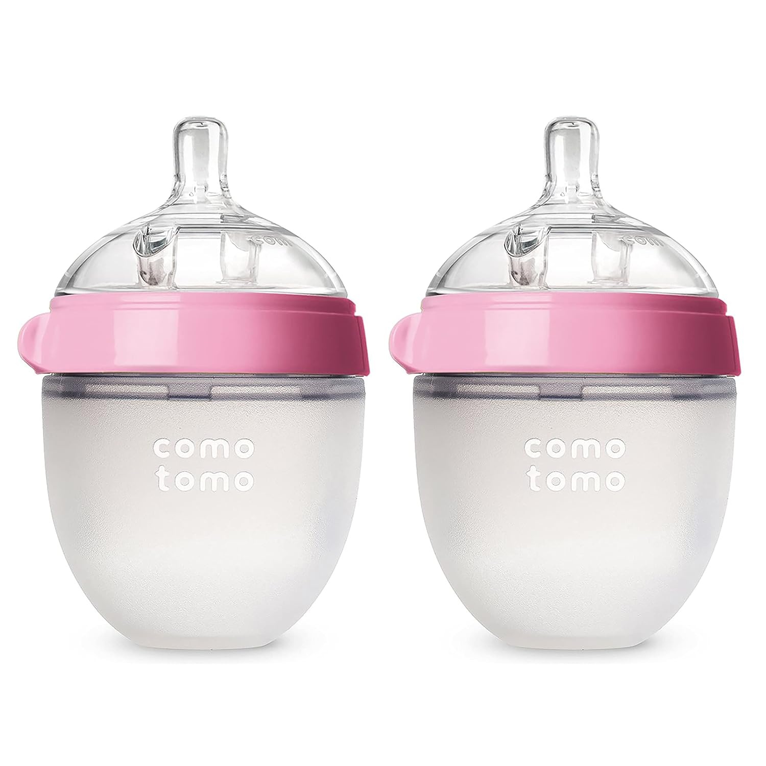 Comotomo Comotomo Baby Bottle (2-Pack) Pink 5 oz