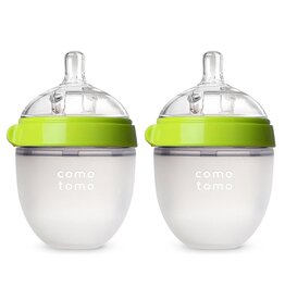 Comotomo Comotomo Baby Bottle (2-Pack) Green 5oz