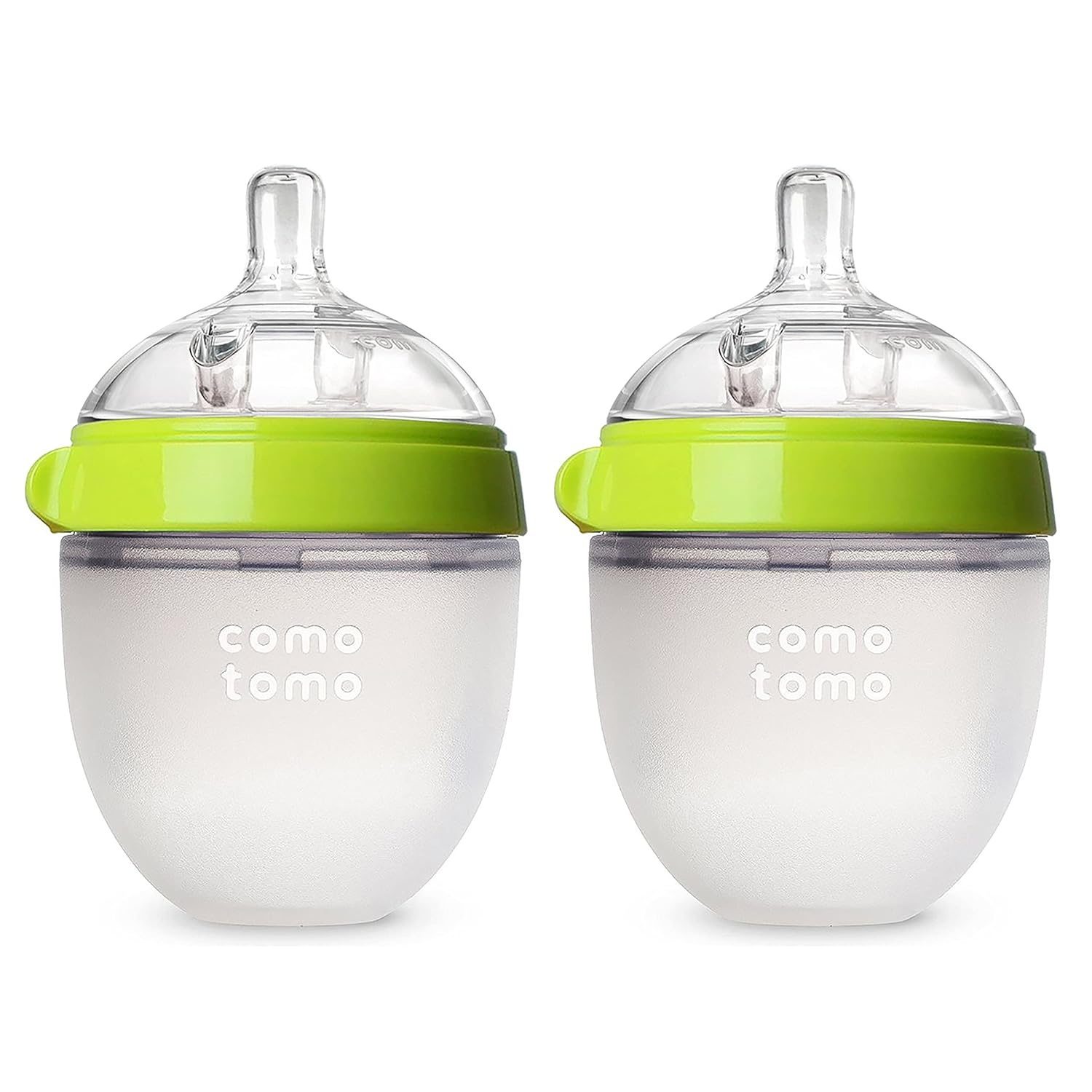 Comotomo Comotomo Baby Bottle (2-Pack) Green 5oz