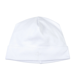 Magnolia Baby Blessed Pima Smocked White Hat