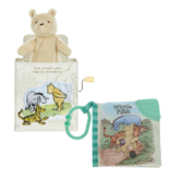 Kids Preferred Classic Winnie The Pooh Toy Bundle | Jack in the Box with Soft Sensory Book