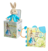 Kids Preferred Peter Rabbit Toy Bundle | Jack in the Box with Soft Sensory Book | Once Upon a Time (exclusive)